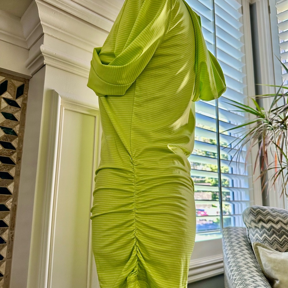 Soybu Neon Green Hooded Tunic - Picture 6 of 12